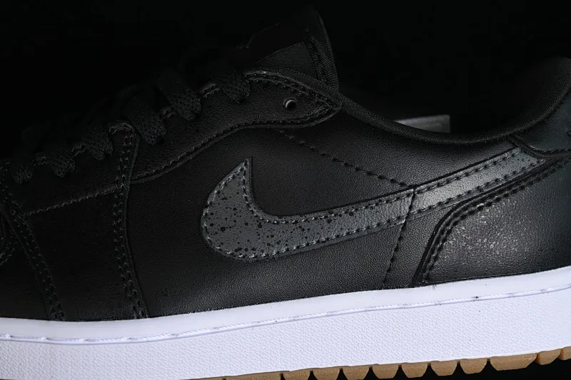 All categories Air Jordan Jordan series basketball shoes Air Jordan 1 Low Z version Air Jordan 1 Low Golf "Black Snake Pattern" AJ1 Joe 1 new golf version raw rubber black DD9315-005